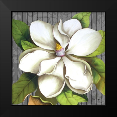 Magnificent Magnolias I Black Modern Wood Framed Art Print by Meyer, Jill