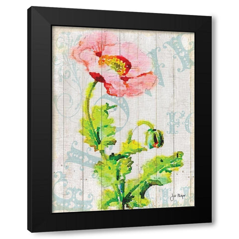 On the Fence I Black Modern Wood Framed Art Print with Double Matting by Meyer, Jill