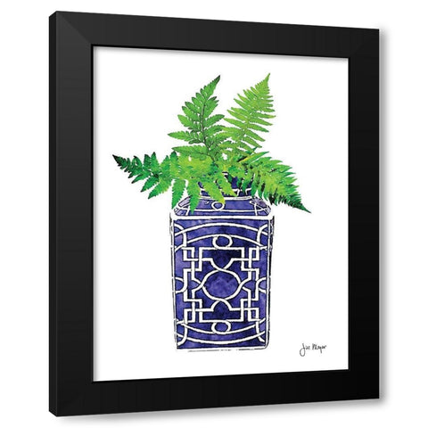In Your Vase II Black Modern Wood Framed Art Print by Meyer, Jill