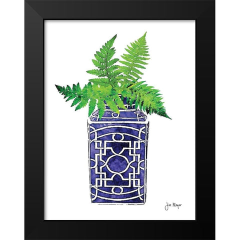 In Your Vase II Black Modern Wood Framed Art Print by Meyer, Jill