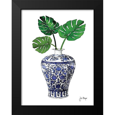 In Your Vase III Black Modern Wood Framed Art Print by Meyer, Jill