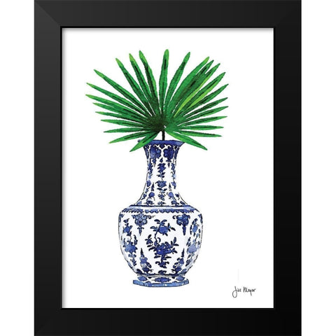 In Your Vase IV Black Modern Wood Framed Art Print by Meyer, Jill