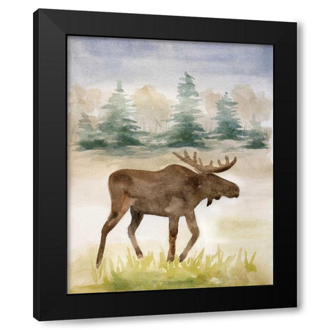 Wildlife II Black Modern Wood Framed Art Print by Ferry, Margaret