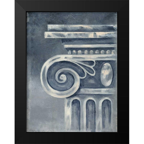 Grey Column I Black Modern Wood Framed Art Print by Ferry, Margaret