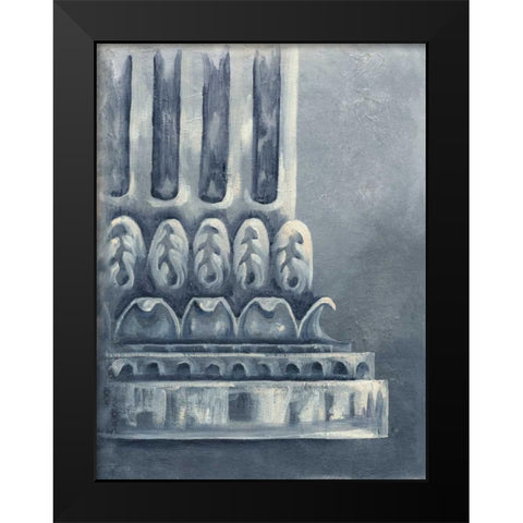 Grey Column II Black Modern Wood Framed Art Print by Ferry, Margaret