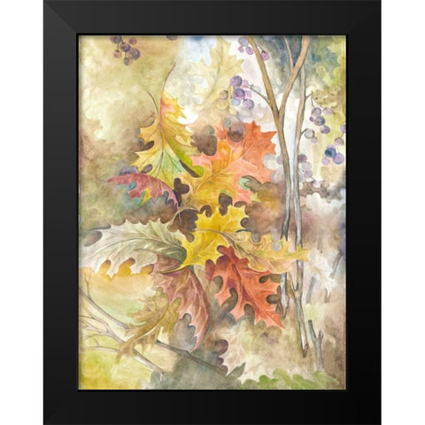 Treasures from Nature Black Modern Wood Framed Art Print by Ferry, Margaret