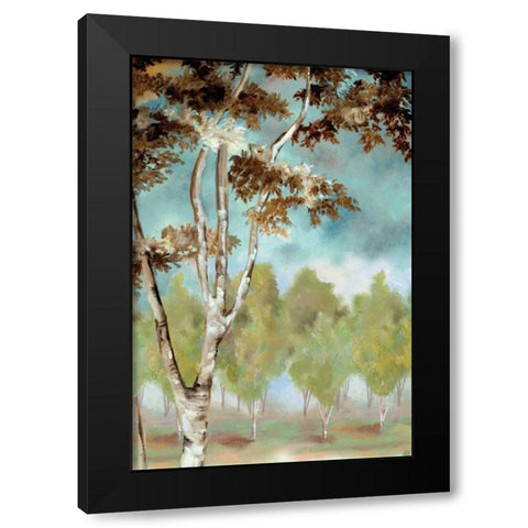 Birch Forest I Black Modern Wood Framed Art Print by Ferry, Margaret