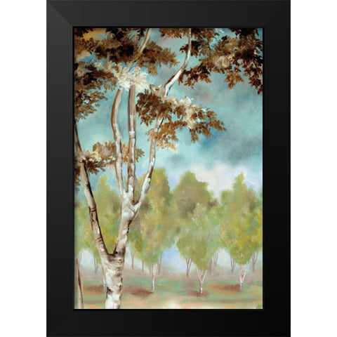 Birch Forest I Black Modern Wood Framed Art Print by Ferry, Margaret