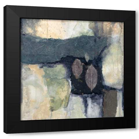 Grey Elements I Black Modern Wood Framed Art Print by Ferry, Margaret
