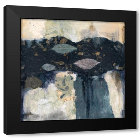 Grey Elements II Black Modern Wood Framed Art Print with Double Matting by Ferry, Margaret