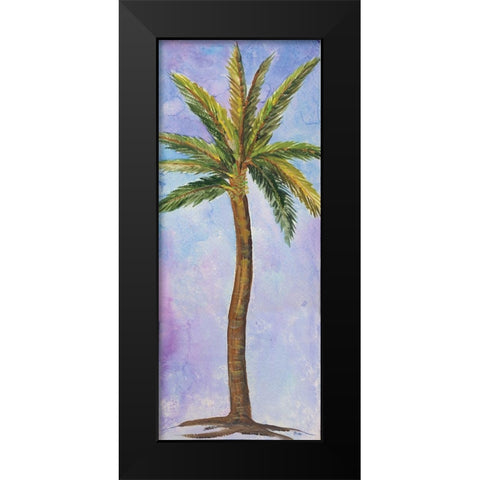 Single Palm I Black Modern Wood Framed Art Print by Ferry, Margaret