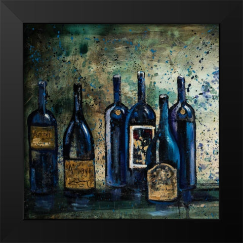 All my Favorites I Black Modern Wood Framed Art Print by Monahan, Jodi