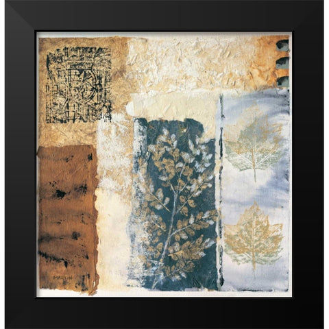 Segment II Black Modern Wood Framed Art Print by Martin, Cheryl