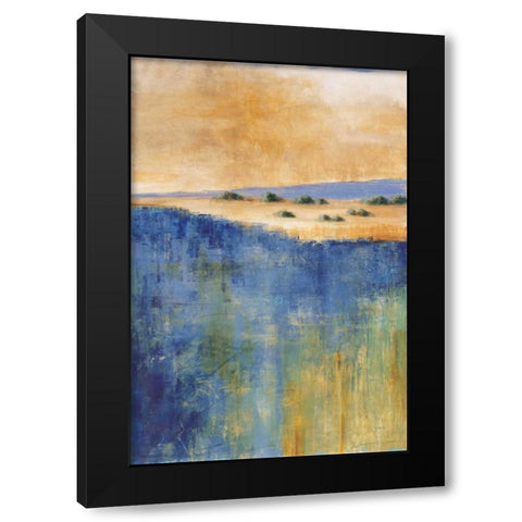 In the Distance I Black Modern Wood Framed Art Print with Double Matting by Martin, Cheryl