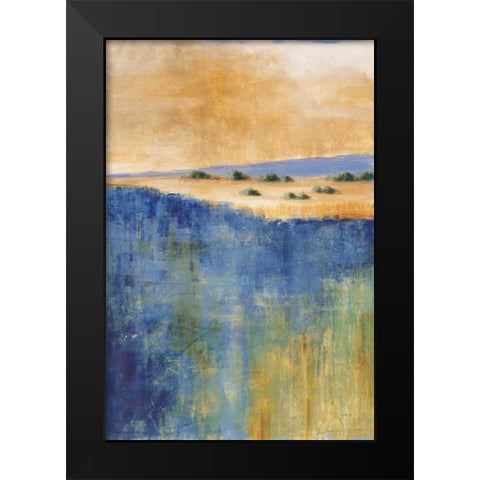 In the Distance I Black Modern Wood Framed Art Print by Martin, Cheryl
