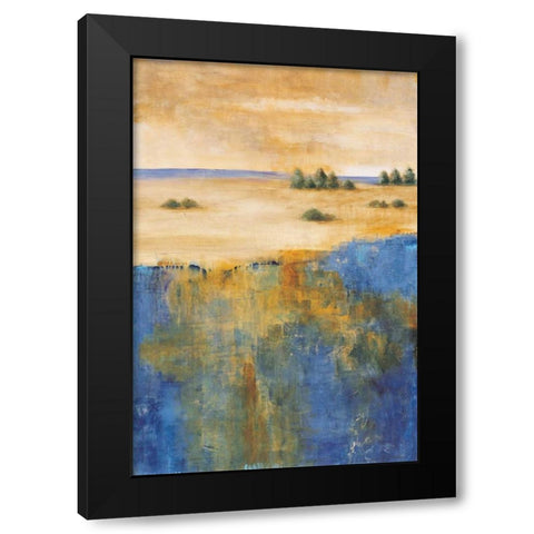 In the Distance II Black Modern Wood Framed Art Print with Double Matting by Martin, Cheryl