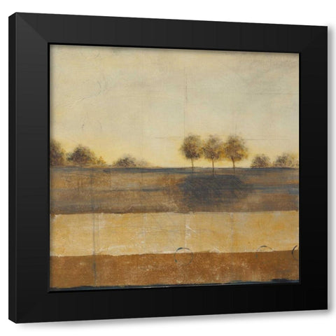 Silent Journey I Black Modern Wood Framed Art Print by Martin, Cheryl