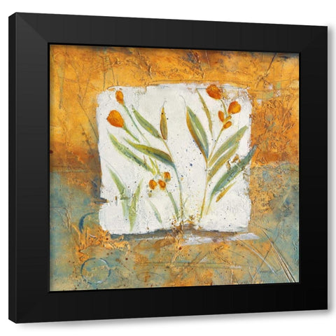 Rudiment II Black Modern Wood Framed Art Print with Double Matting by Martin, Cheryl