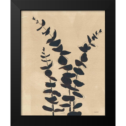 Platinum Shadow I Black Modern Wood Framed Art Print by Martin, Cheryl