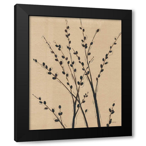 Platinum Shadow II Black Modern Wood Framed Art Print by Martin, Cheryl