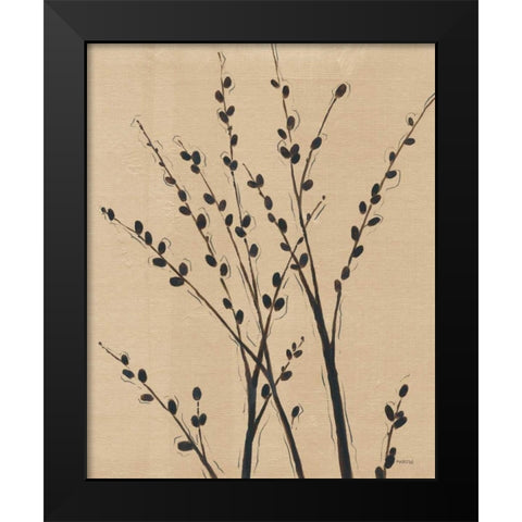 Platinum Shadow II Black Modern Wood Framed Art Print by Martin, Cheryl