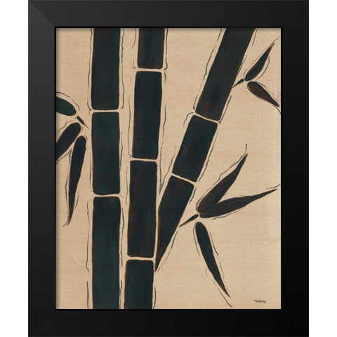 Platinum Shadow III Black Modern Wood Framed Art Print by Martin, Cheryl
