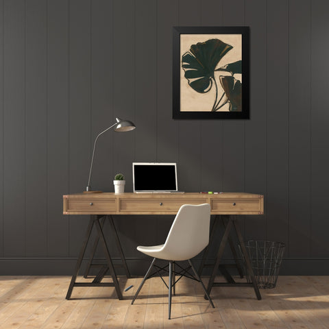 Platinum Shadow IV Black Modern Wood Framed Art Print by Martin, Cheryl