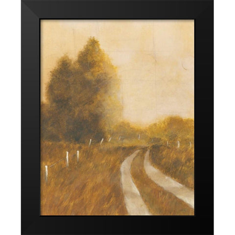 Traveled Path II Black Modern Wood Framed Art Print by Martin, Cheryl