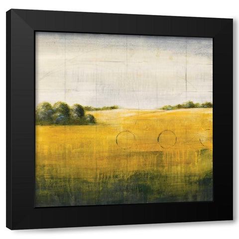 Earth Meets Sky I Black Modern Wood Framed Art Print with Double Matting by Martin, Cheryl