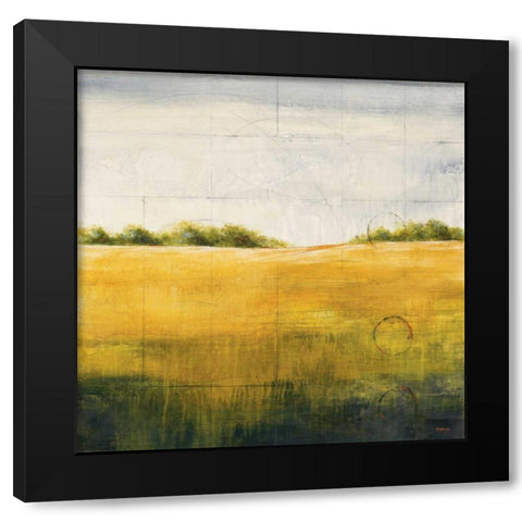 Earth Meets Sky II Black Modern Wood Framed Art Print by Martin, Cheryl