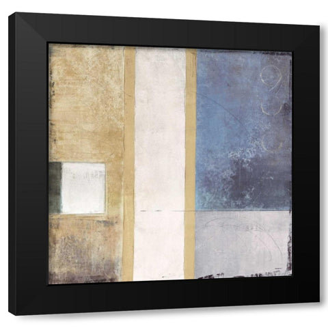 Nexus I Black Modern Wood Framed Art Print with Double Matting by Martin, Cheryl