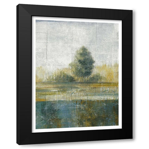 Stormy Weather VI Black Modern Wood Framed Art Print with Double Matting by Martin, Cheryl