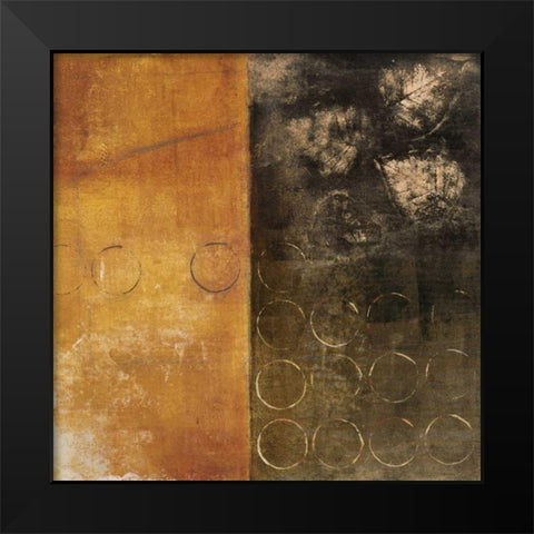 Interconnection II Black Modern Wood Framed Art Print by Martin, Cheryl