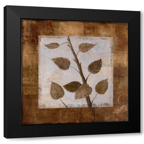 Birch Black Modern Wood Framed Art Print with Double Matting by Martin, Cheryl