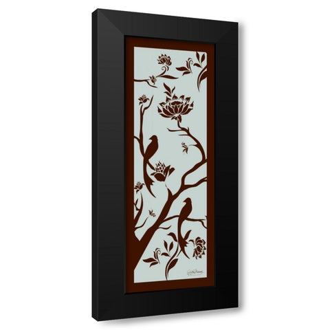 Bird Silo I Black Modern Wood Framed Art Print with Double Matting by Murray, Sylvia