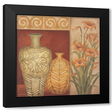 Neo Vintage II Black Modern Wood Framed Art Print by Misa, Eva