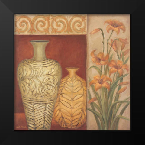 Neo Vintage II Black Modern Wood Framed Art Print by Misa, Eva