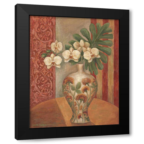Classic Exotic II Black Modern Wood Framed Art Print with Double Matting by Misa, Eva