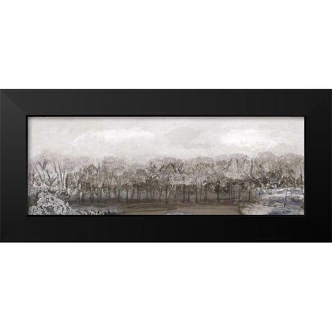 Twilight Black Modern Wood Framed Art Print by Nicholas, Debbie