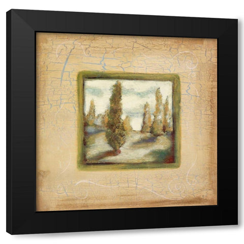 Summer Light I Black Modern Wood Framed Art Print with Double Matting by Osborne, Susan