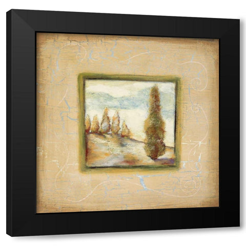 Summer Light II Black Modern Wood Framed Art Print with Double Matting by Osborne, Susan