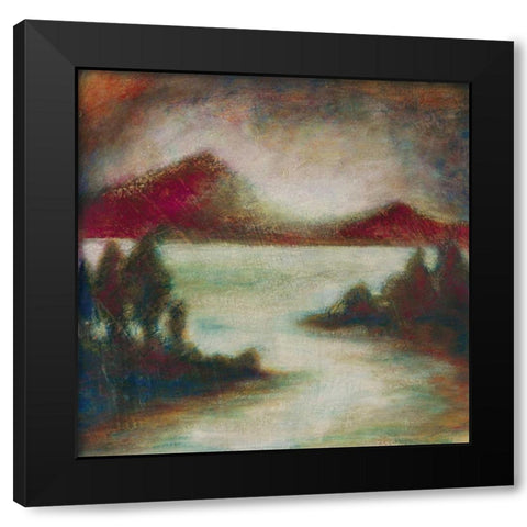 Ocean Light II Black Modern Wood Framed Art Print by Osborne, Susan