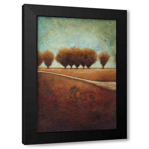 Abstract Landscape I Black Modern Wood Framed Art Print by Osborne, Susan