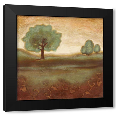 Summer Glow I Black Modern Wood Framed Art Print by Osborne, Susan