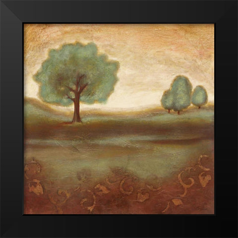 Summer Glow I Black Modern Wood Framed Art Print by Osborne, Susan