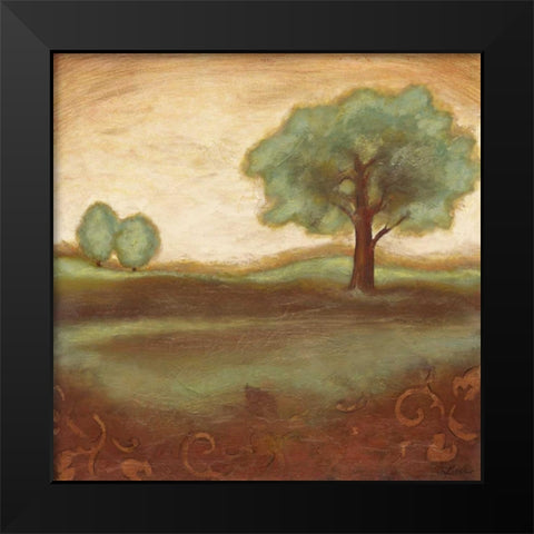 Summer Glow II Black Modern Wood Framed Art Print by Osborne, Susan