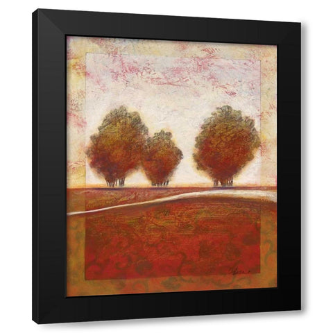 Morning Mist Rising I Black Modern Wood Framed Art Print by Osborne, Susan