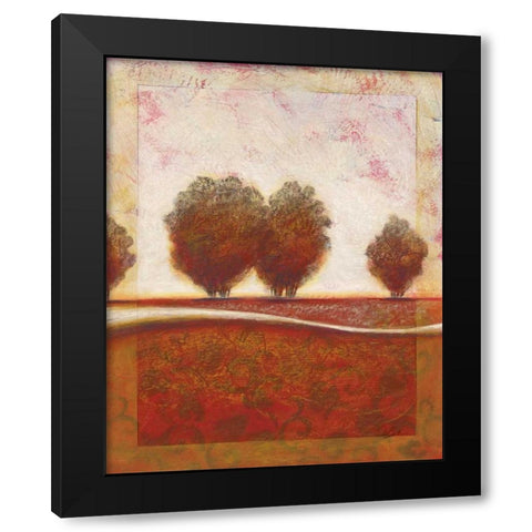 Morning Mist Rising II Black Modern Wood Framed Art Print by Osborne, Susan