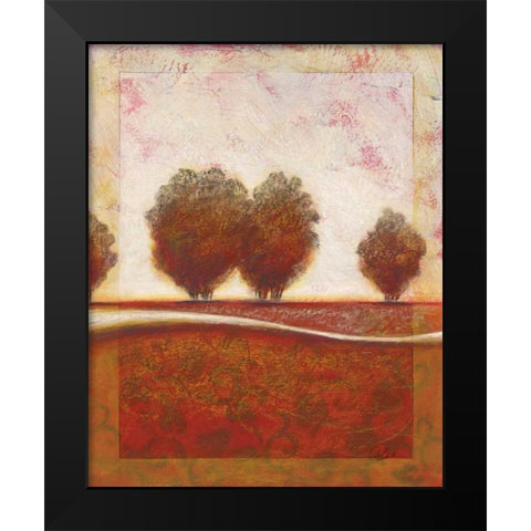 Morning Mist Rising II Black Modern Wood Framed Art Print by Osborne, Susan