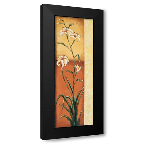 New Beginning II Black Modern Wood Framed Art Print with Double Matting by Osborne, Susan